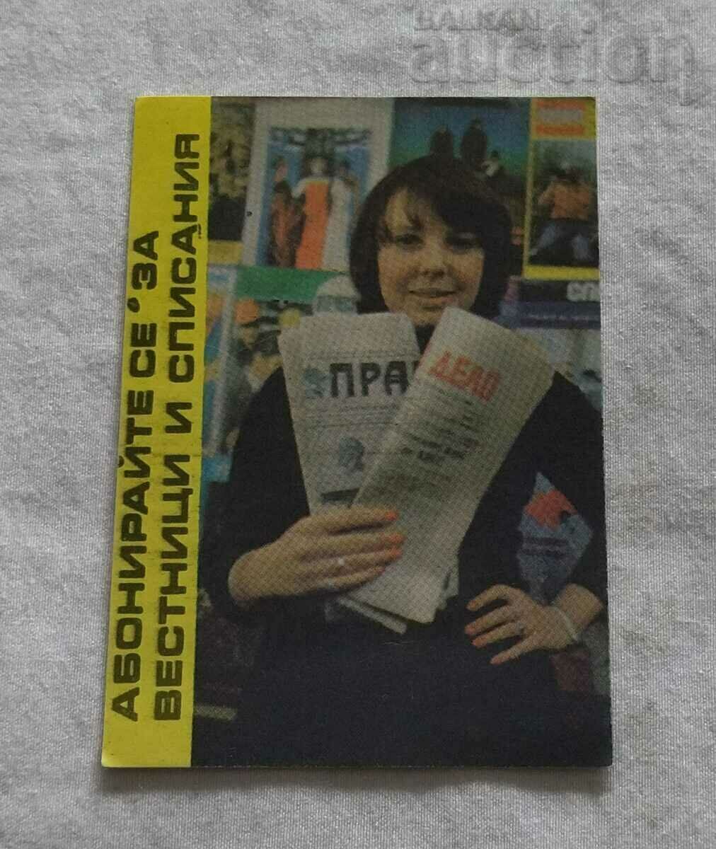 ZIARE „CAZ DE MUNCĂ” „PRAVDA” CALENDAR 1977