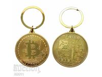 Bitcoin keychain, Bitcoin in coin form