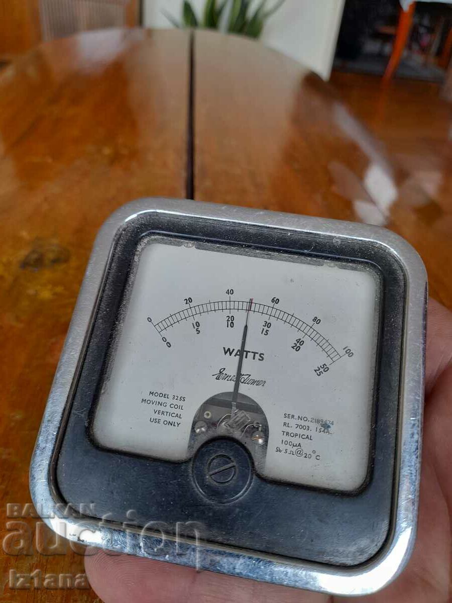 Old Wattmeter with price 45.00 BGN | € 23.01 Old Wattmeter with price 45.00 BGN | € 23.01
