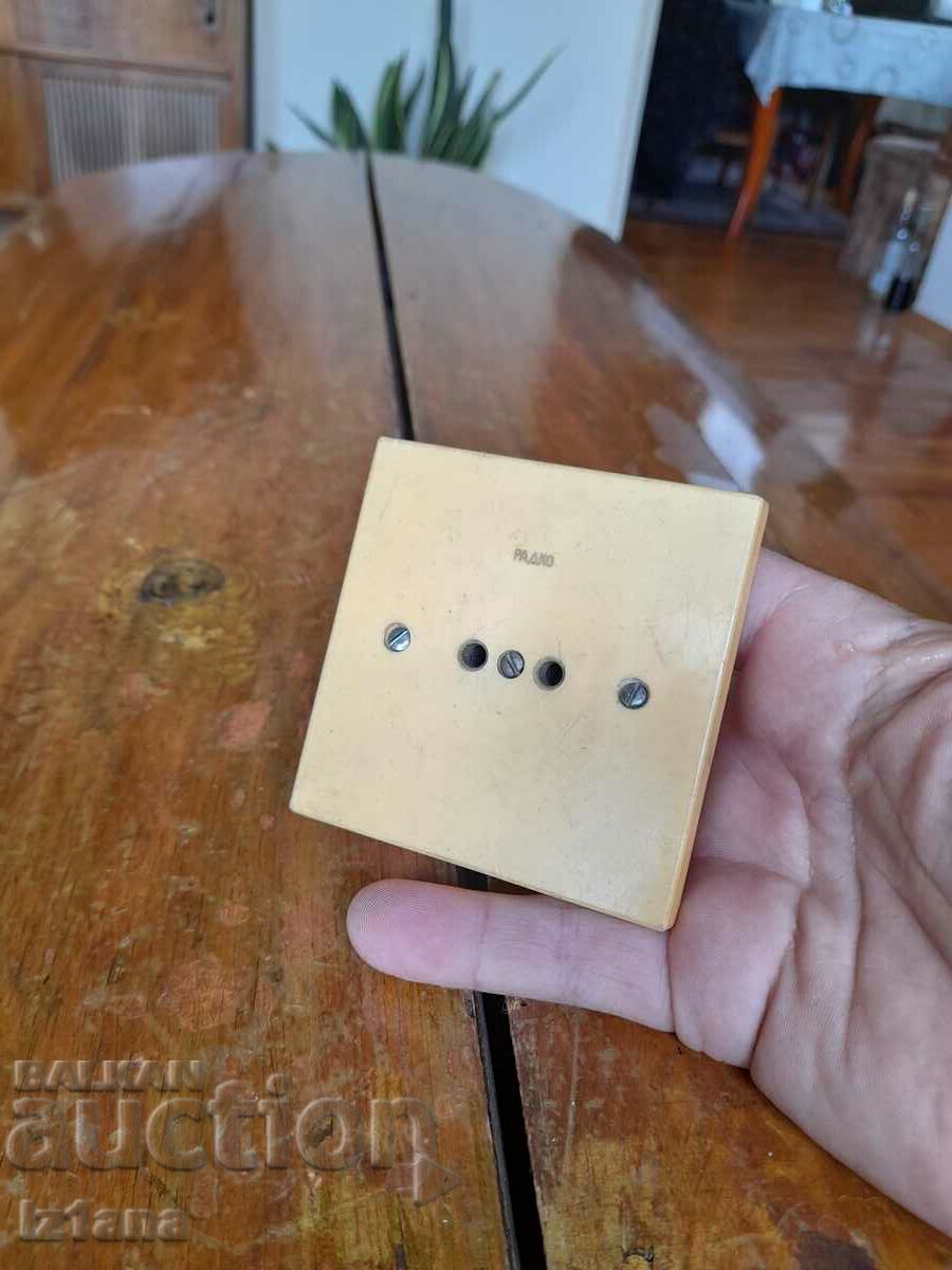 Old socket, socket for radio, radio point with price 10.00 BGN | € 5.11