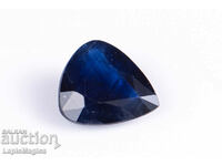 Blue sapphire 0.87ct heated from Thailand drop cut