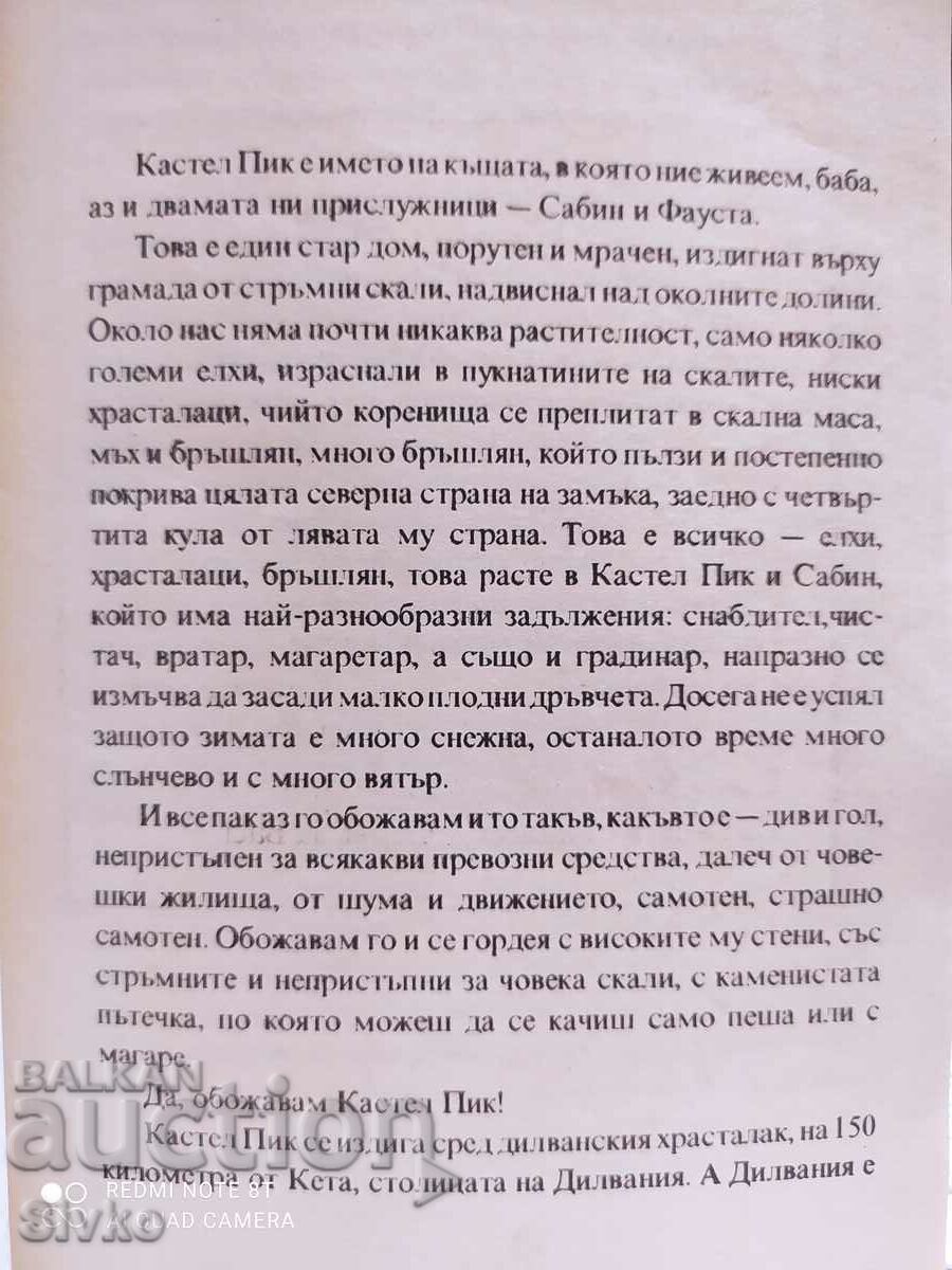 Delivery of The Mysterious Stranger, Max de Vauzy