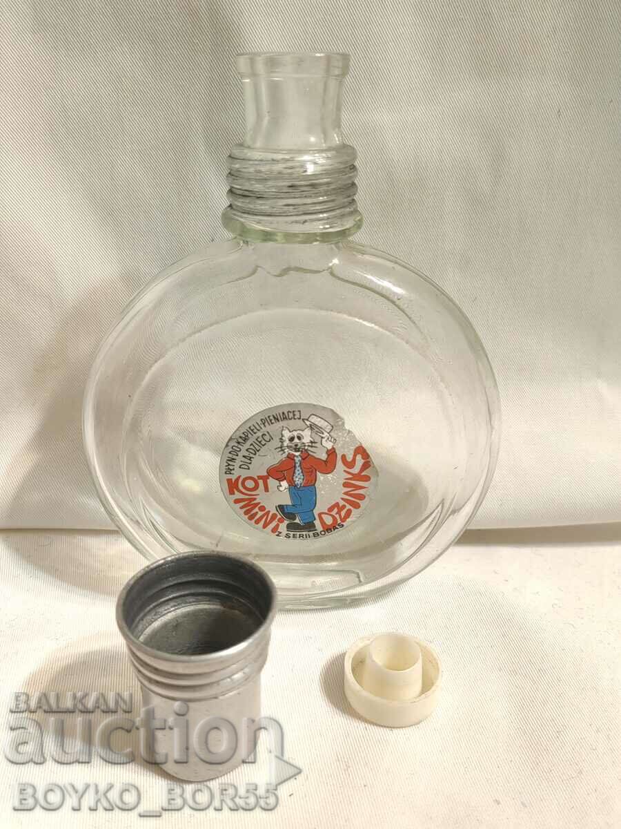 Δημοπρασία Vintage Pocket Flat Bottle Bottle Gin Alcohol Δημοπρασία Vintage Pocket Flat Bottle Bottle Gin Alcohol