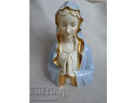 Стара религиозна порцеланова фигура -Дева Мария