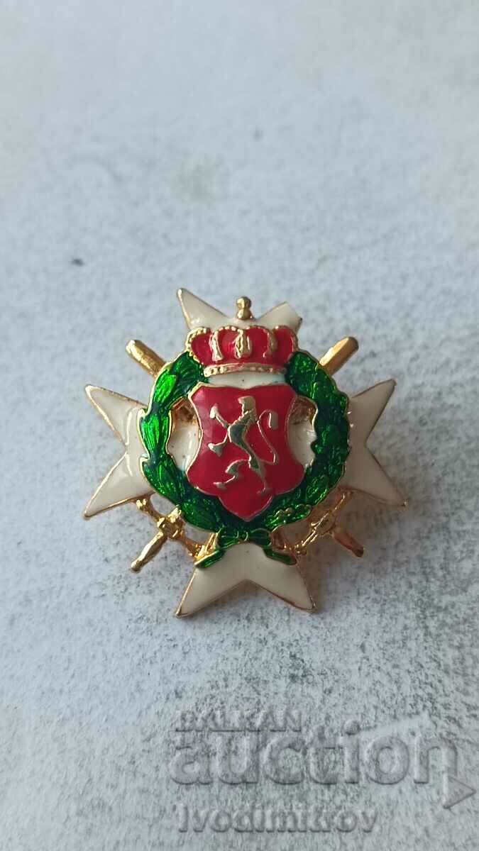 Insigna Cruce în miniatură de galanterie pentru ofițerii de rezervă