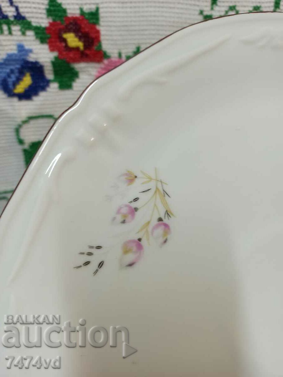 RARE VIDINA PORCELAIN PLATE SW with price 40.00 BGN | € 20.45 RARE VIDINA PORCELAIN PLATE SW with price 40.00 BGN | € 20.45
