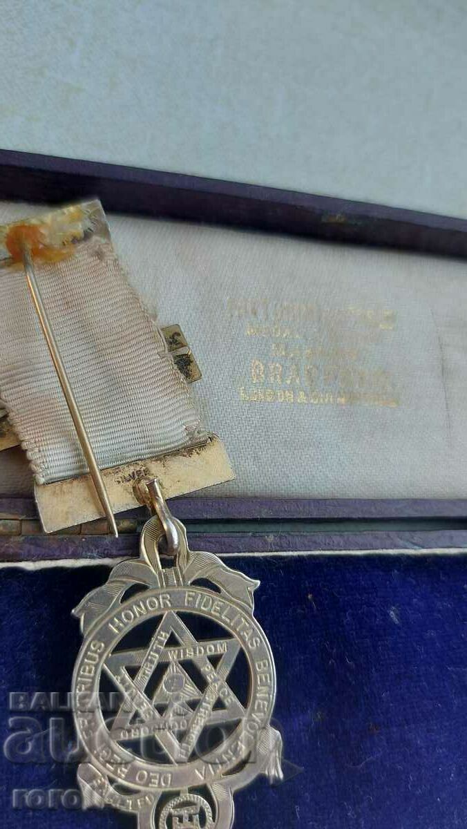 MASONIC ORDER - MEDAL - SILVER - 5 MASONIC ORDER - MEDAL - SILVER - 5