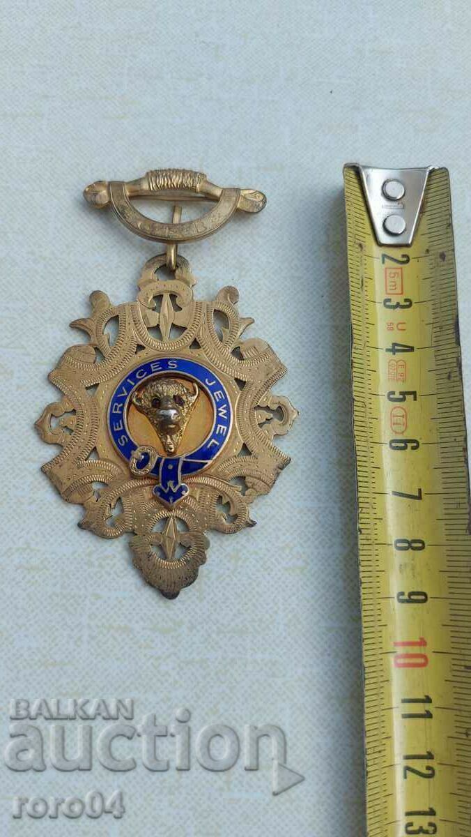 MASONIC ORDER - MEDAL - SILVER with price 315.00 BGN | € 161.06 MASONIC ORDER - MEDAL - SILVER with price 315.00 BGN | € 161.06