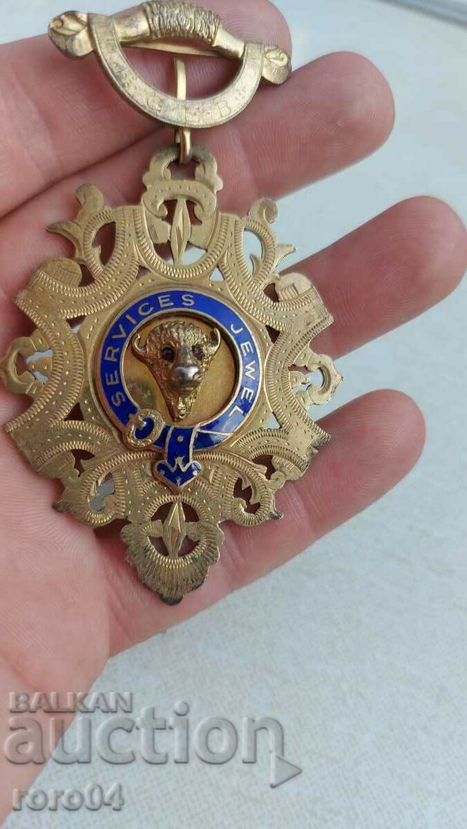 Auction MASONIC ORDER - MEDAL - SILVER Auction MASONIC ORDER - MEDAL - SILVER