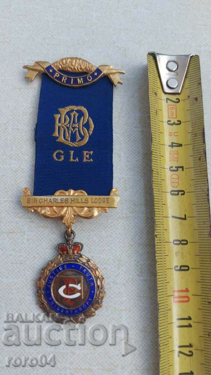 Auction MASONIC ORDER - MEDAL - SILVER Auction MASONIC ORDER - MEDAL - SILVER