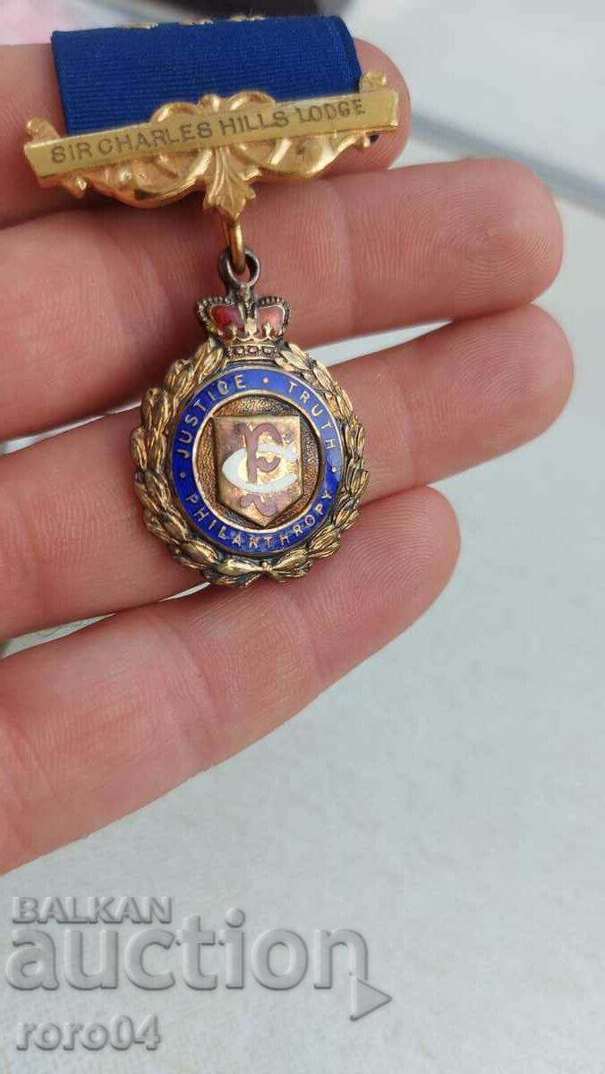 MASONIC ORDER - MEDAL - SILVER - 6 MASONIC ORDER - MEDAL - SILVER - 6