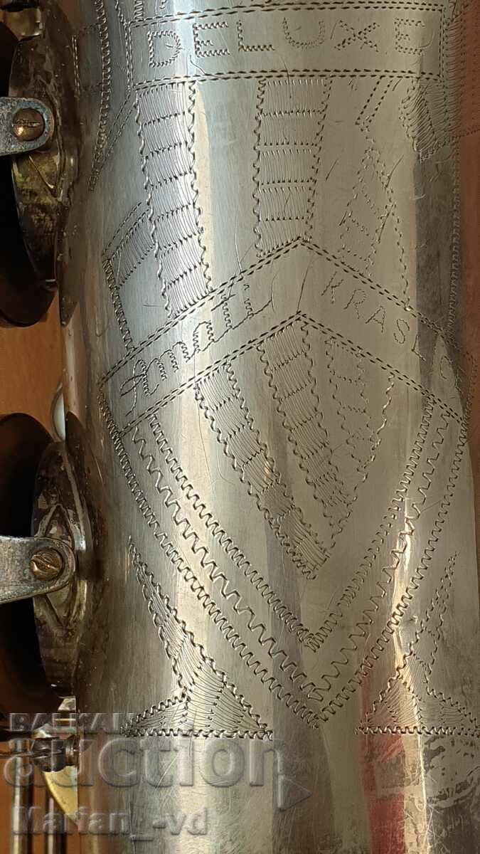 Amati Kraslice Classic Deluxe Silver Plated Saxophone - 5 Amati Kraslice Classic Deluxe Silver Plated Saxophone - 5