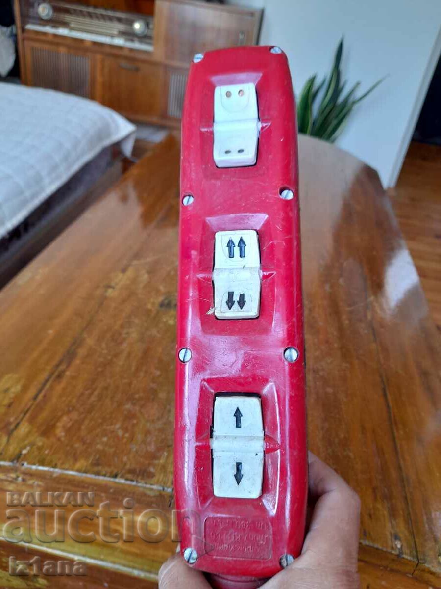 Auction  Crane control panel, hoist, winch