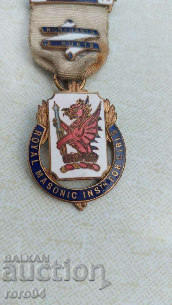 Auction MASONIC ORDER - MEDAL Auction MASONIC ORDER - MEDAL