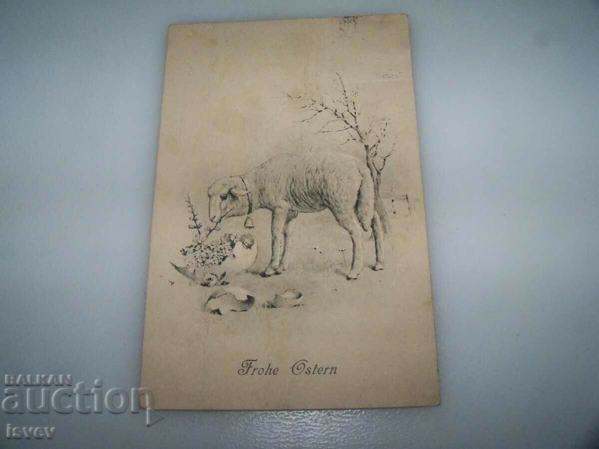 Delivery of Three old Easter postcards from 1914.