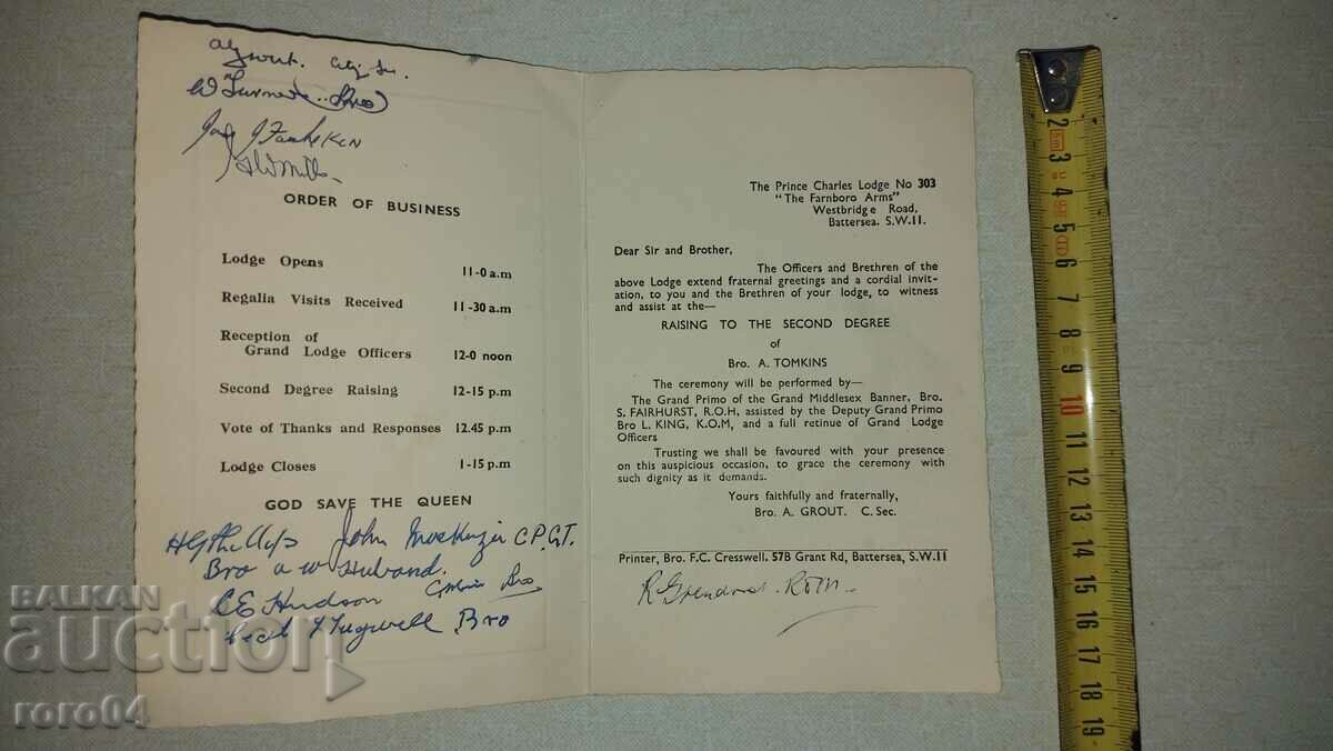 Auction MASONIC DOCUMENT - ORDER - MEDAL Auction MASONIC DOCUMENT - ORDER - MEDAL