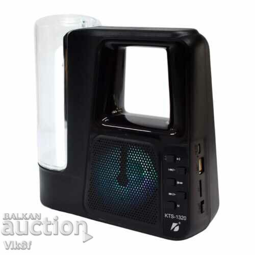 Speaker KTS-1320 with bluetooth and built-in flashlight - 5 Speaker KTS-1320 with bluetooth and built-in flashlight - 5
