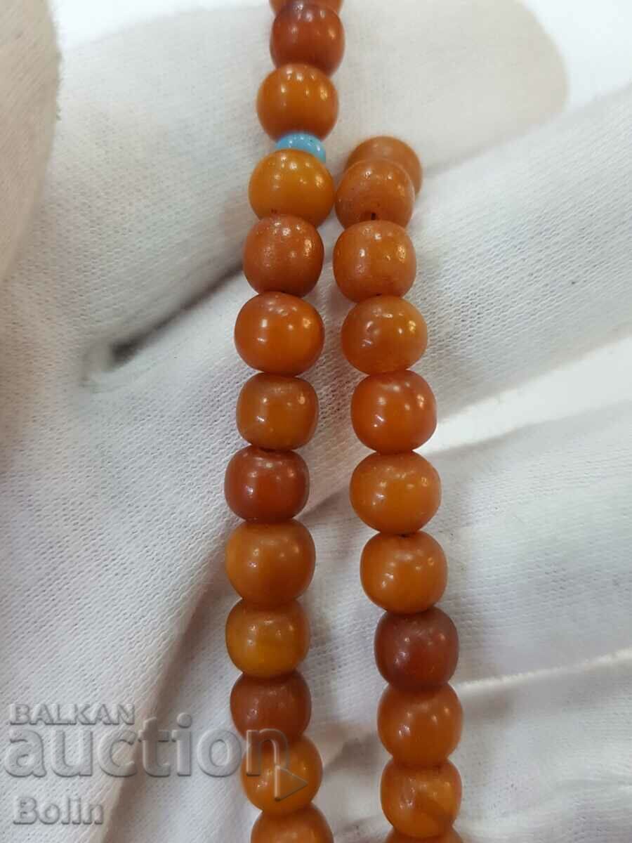 Delivery of Rare Amber Turkish Ottoman Greek Rosary 19c 33pcs