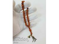 Rare Amber Turkish Ottoman Greek Rosary 19c 33pcs