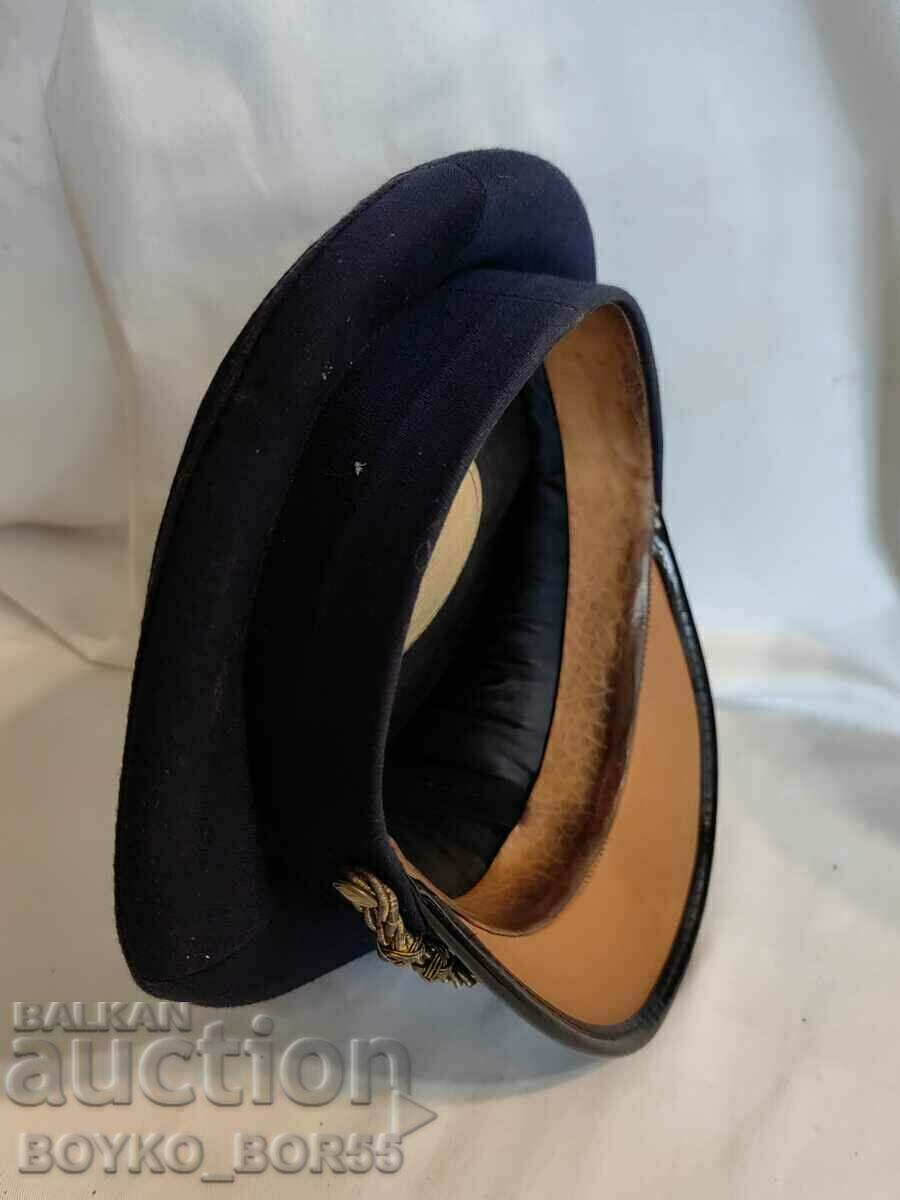 Delivery of Old Bulgarian Officer's Soc Marine Military Sailor Cap Delivery of Old Bulgarian Officer's Soc Marine Military Sailor Cap