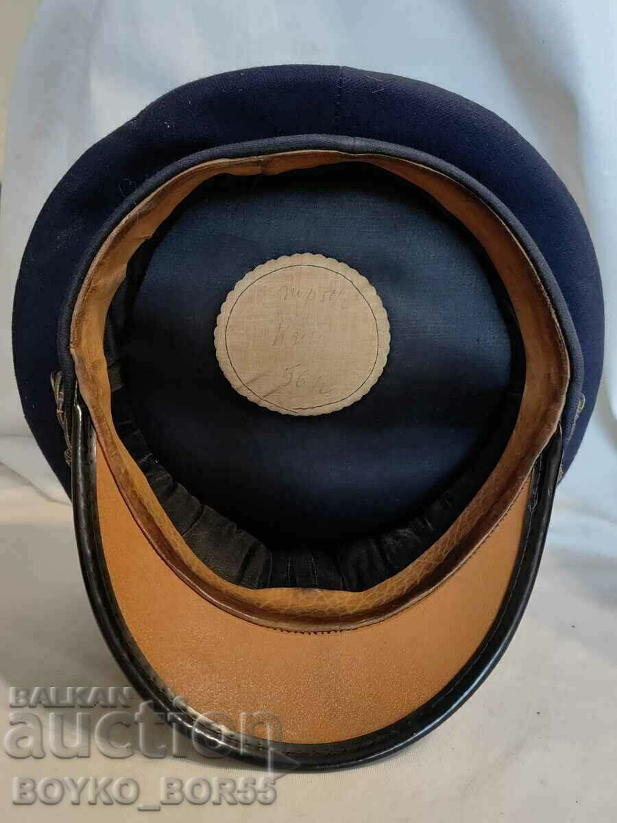 Old Bulgarian Officer's Soc Marine Military Sailor Cap - 5 Old Bulgarian Officer's Soc Marine Military Sailor Cap - 5