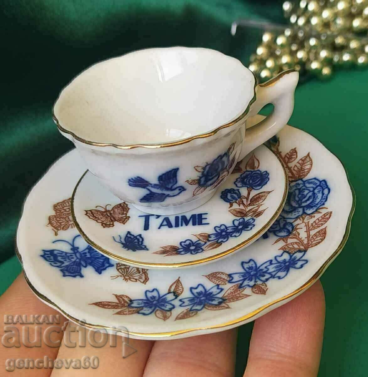 Miniature tea cup set doll house with price 15.00 BGN | € 7.67 Miniature tea cup set doll house with price 15.00 BGN | € 7.67