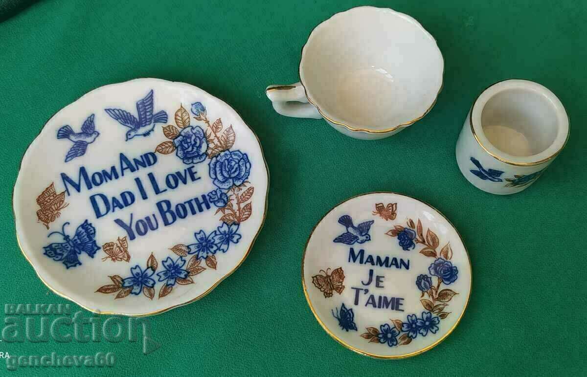 Delivery of Miniature tea cup set doll house Delivery of Miniature tea cup set doll house