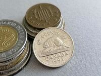 Монета - Канада - 5 цента | 1993г.