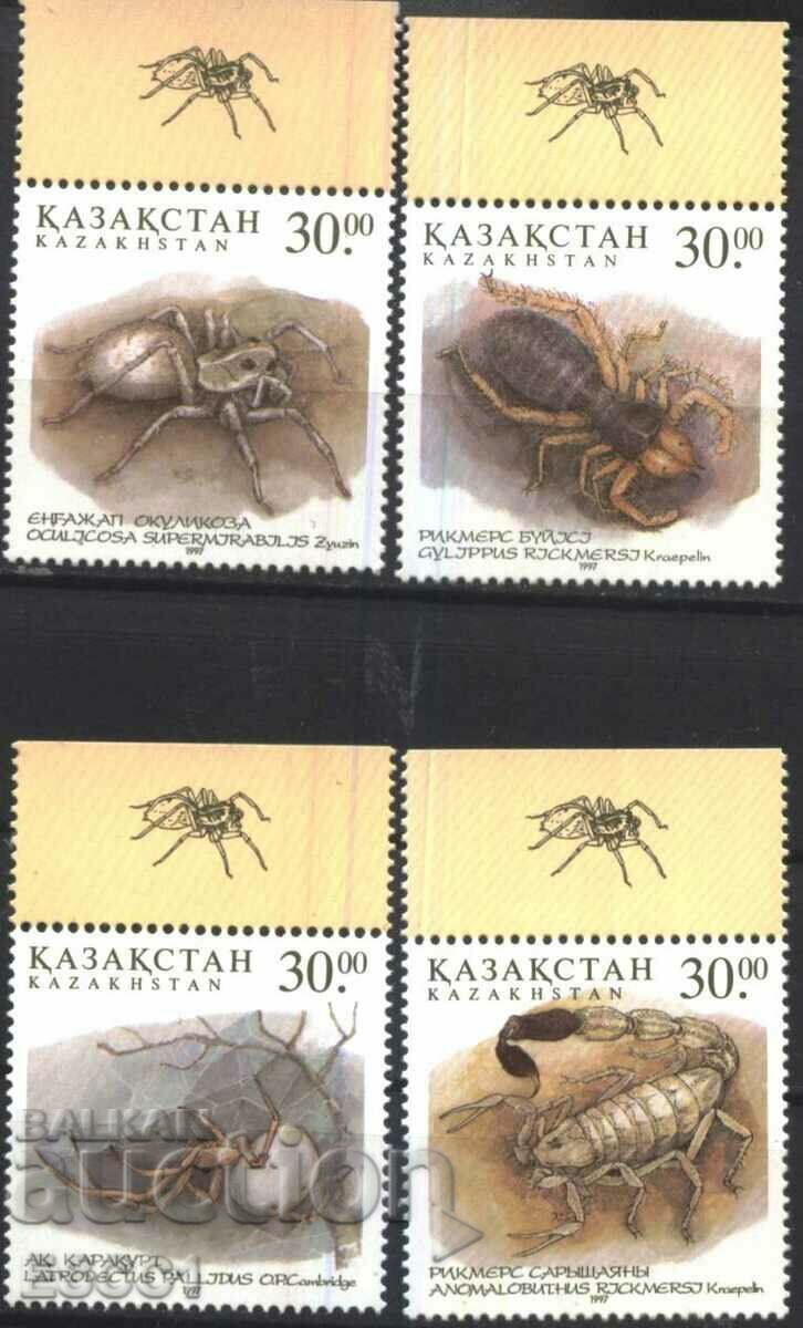 Чисти марки Фауна Отровни насекоми 1997 от Казахстан