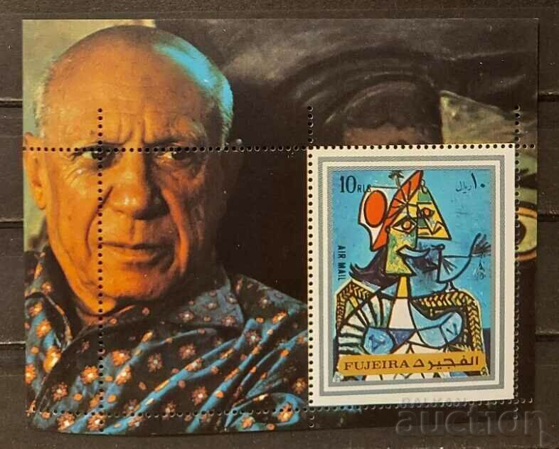 Fujairah 1972 Artă/Tablouri/Personalități/Picasso Block MNH