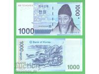 (¯`'•.¸ KOREA 1000 Won 2007 UNC ¸.•'´¯)