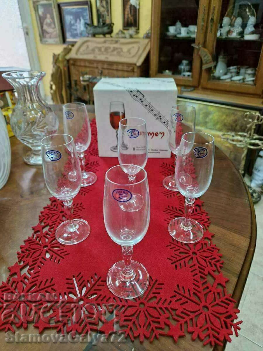 Auction  Bohemia Antique Czechoslovak Crystal Service