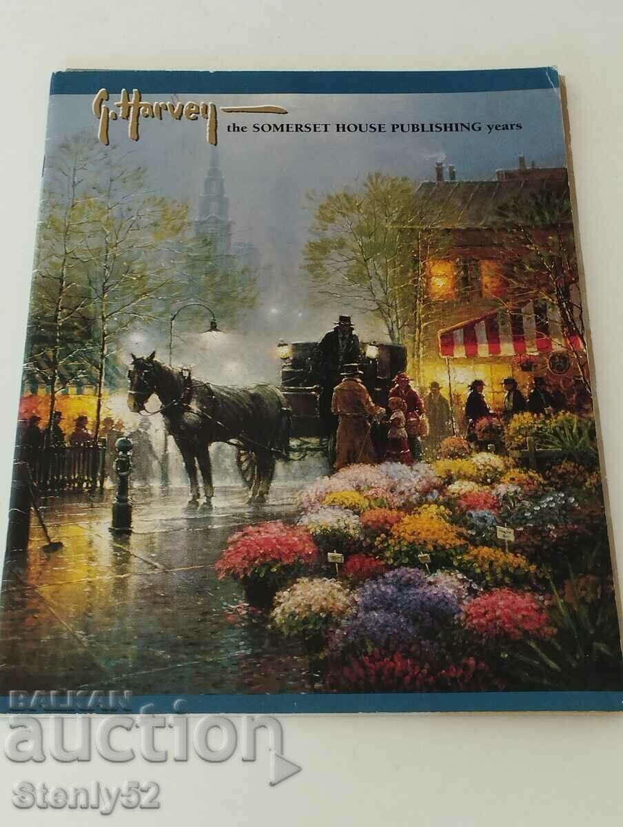 Magazine with photos of paintings by G.Harvey US artist.
