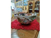 Unique antique Royal Satsuma porcelain bowl