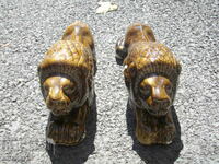 СТАР БЪЛГАРСКИ ПОРЦЕЛАН ДВА ЛЪВА