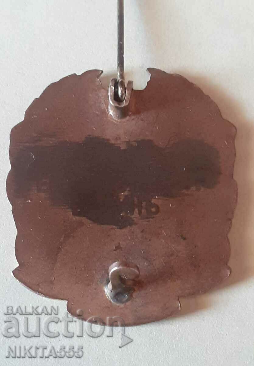 Royal badge, badge Vidin-Danube Yunashka Oblast - 7