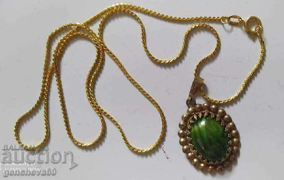 Delivery of Vintage Murano gold plated necklace and brooch Delivery of Vintage Murano gold plated necklace and brooch