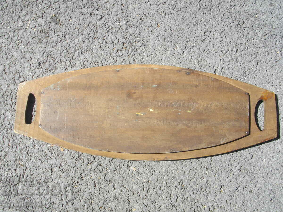 OLD WOODEN PLATE TRAY - 6 OLD WOODEN PLATE TRAY - 6