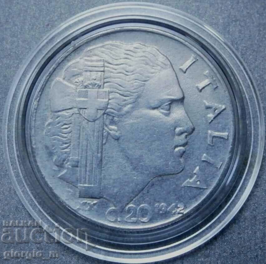 20 de centesimi 1942