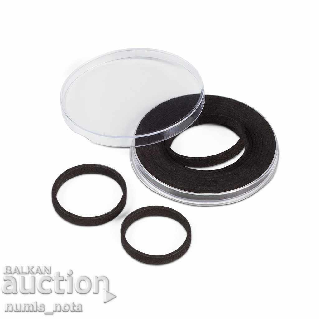 coin capsules with spacer - 29 to 76 mm.