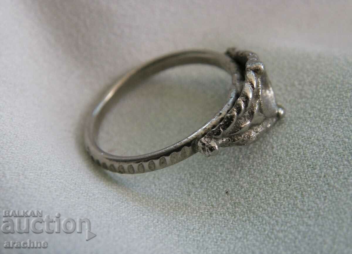 Renaissance silver ring - 5