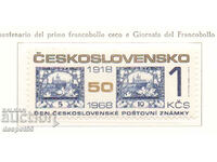 1968. Τσεχοσλοβακία. Ημέρα γραμματοσήμων - Ιωβηλαίο.