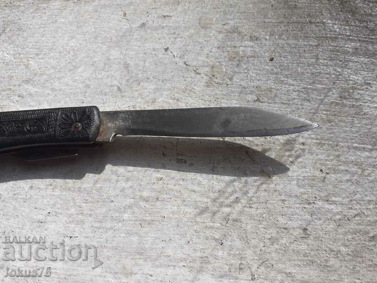 Auction Old Russian pocket knife multifunctional Auction Old Russian pocket knife multifunctional