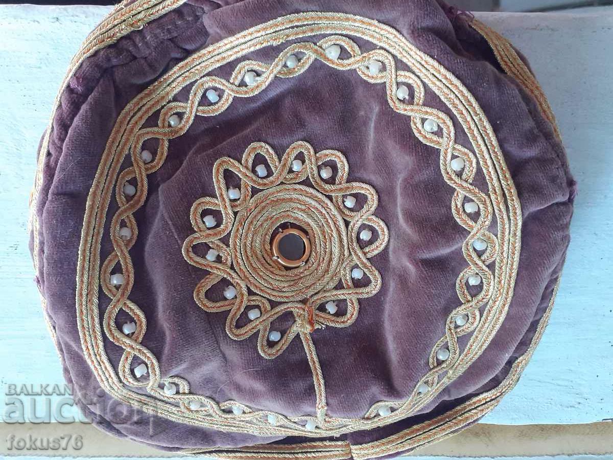 Auction Old Tubeteyka hat, handmade, 19th century Auction Old Tubeteyka hat, handmade, 19th century