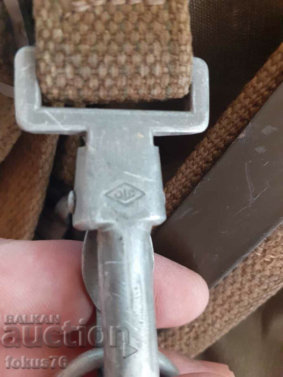 Delivery of Old Army Military Rucksack with Metal Samar Stamps Delivery of Old Army Military Rucksack with Metal Samar Stamps