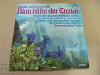 №*7105 стара грамофонна плоча   - Blau Bluht der Enzian