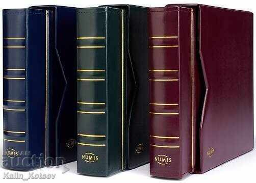 Foldere cu monede Numis germane cu husă din piele cu preț 85.00 BGN | € 43.46