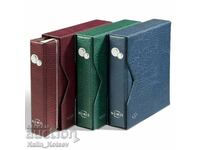 German Numis Coin Binders with Leather Box