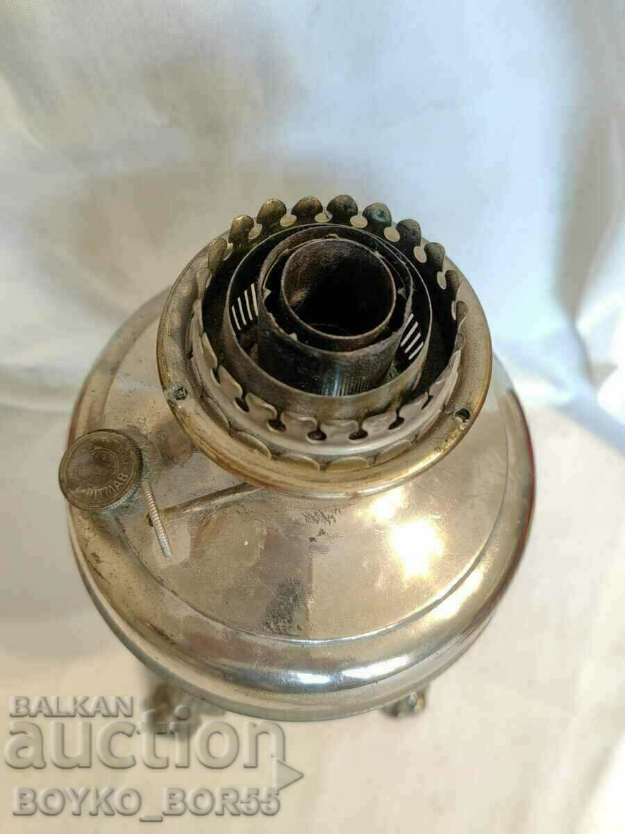 Antique Bronze Austrian DITMAR Gas Lamp with Bottle with price 119.00 BGN | € 60.84