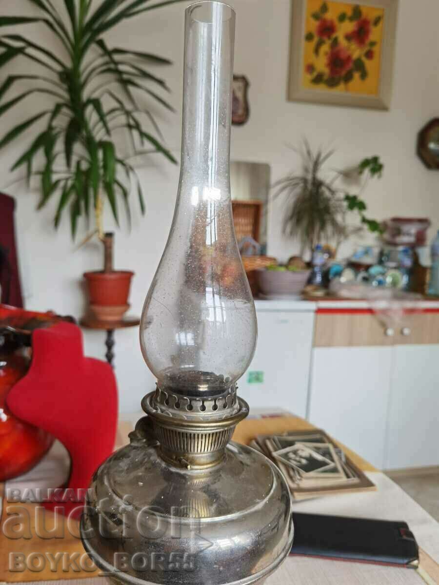 Antique Bronze Austrian DITMAR Gas Lamp with Bottle - 5